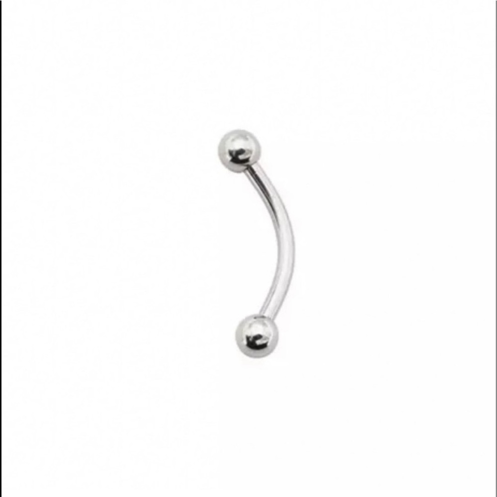 New Unisex Surgical Stainless Steel Curved Body Piercing Jewellery